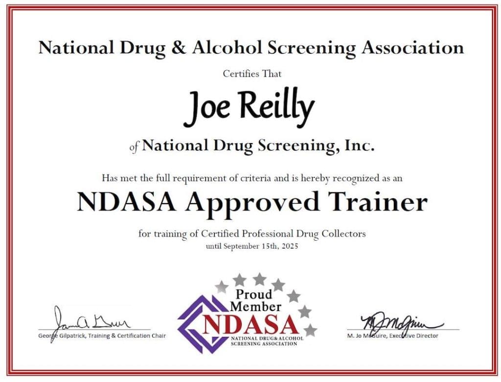 NDASA Approved Trainer Joe Reilly