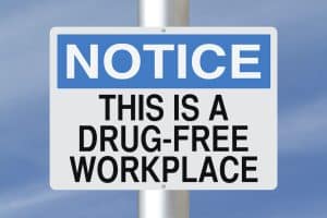 Notice this is a drug-free workplace