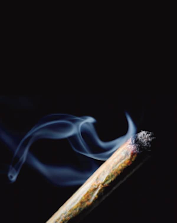 A joint slowly burning